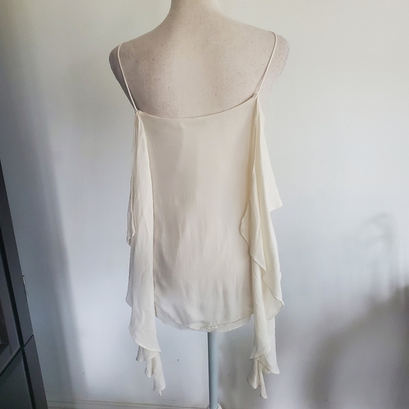 Alice + Olivia White Silk Layered Camisole - Picture 7 of 10